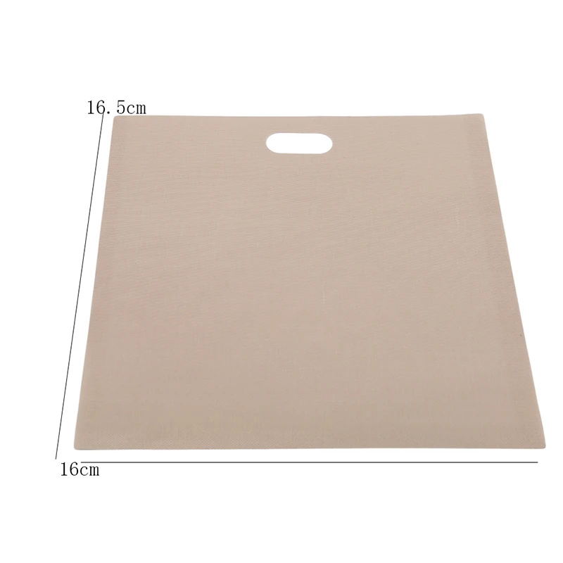 Non-Stick Teflon Toaster Bags, Reusable, Heat Resistant, Microwave BBQ Bag For Grilled Cheese Sandwiches, 10Pcs - Medium - Image 5