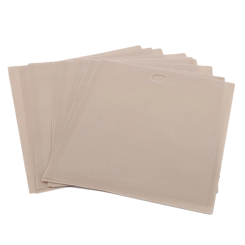 Non-Stick Teflon Toaster Bags, Reusable, Heat Resistant, Microwave BBQ Bag For Grilled Cheese Sandwiches, 10Pcs - Small - Image 3