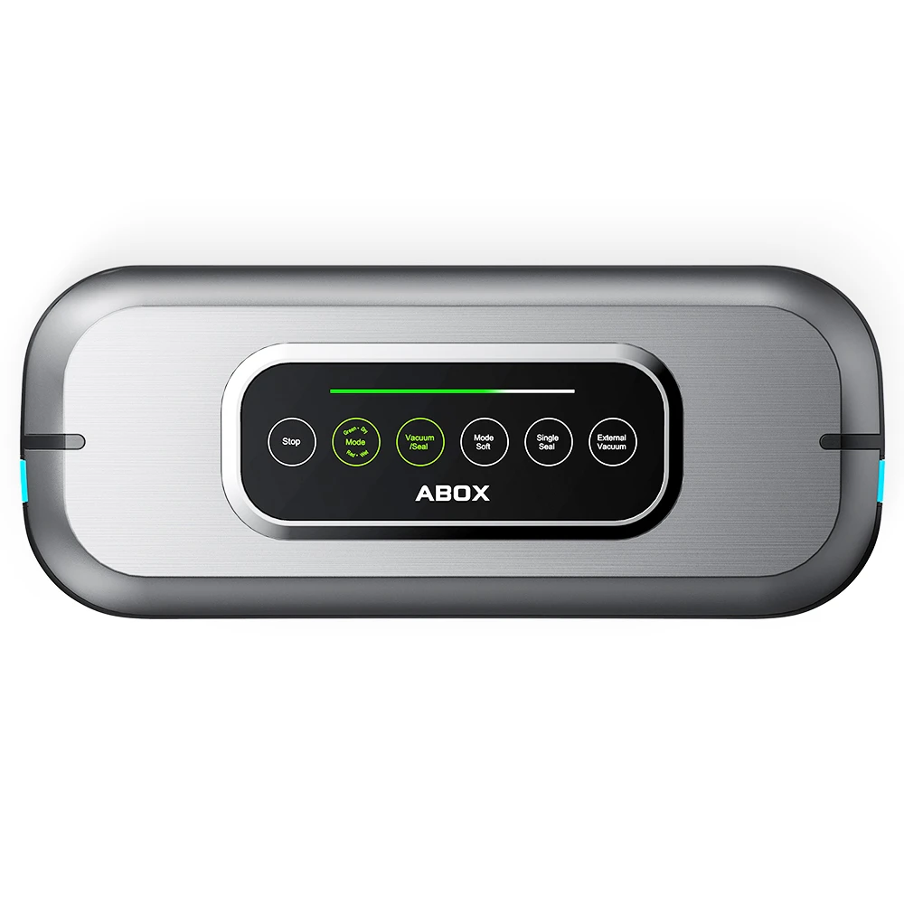 ABOX V66 Automatic Vacuum Sealer Machine 4 Adjustable Vacuum Modes Touch Screen - Black - Image 3