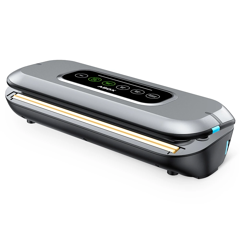 ABOX V66 Automatic Vacuum Sealer Machine 4 Adjustable Vacuum Modes Touch Screen - Black - Image 2