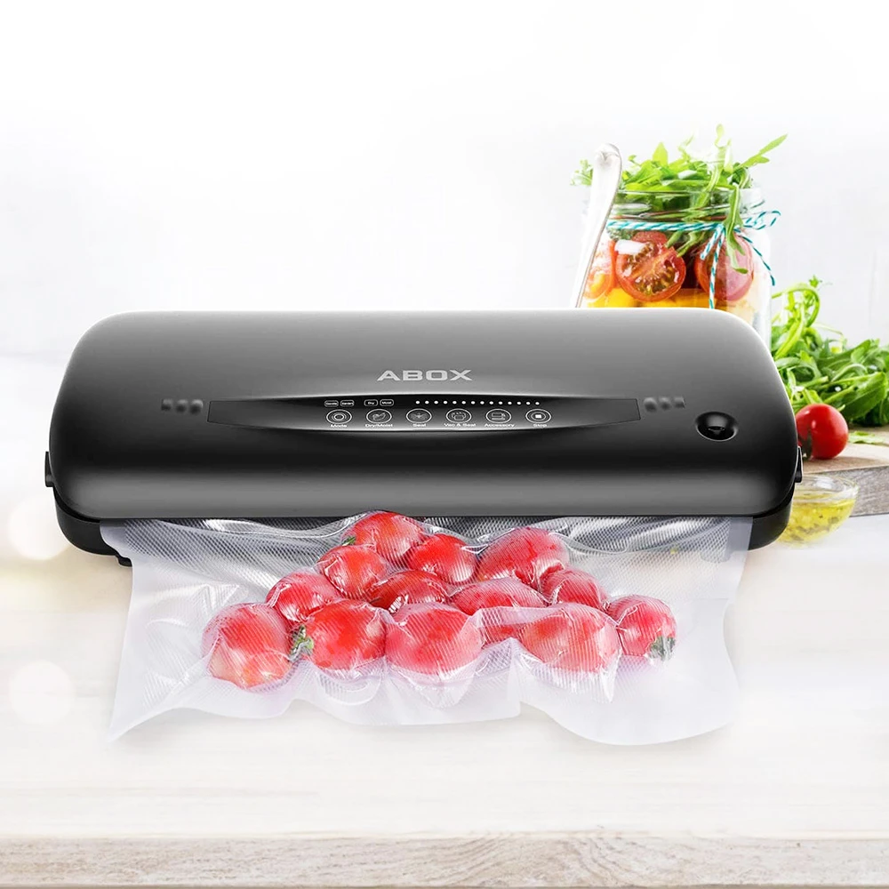 ABOX Vacuum Sealer Bag With Roll 11" X 197" Perfect For Store Fresh Or Frozen Food & Sous Vide Cooking - Image 3