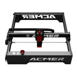 ACMER P1 10W Laser Engraver Cutter, 0.06x0.08mm Spot, 10000mm/min Engraving Speed, Offline Engraving, 32-bit Motherboard, 400x410mm