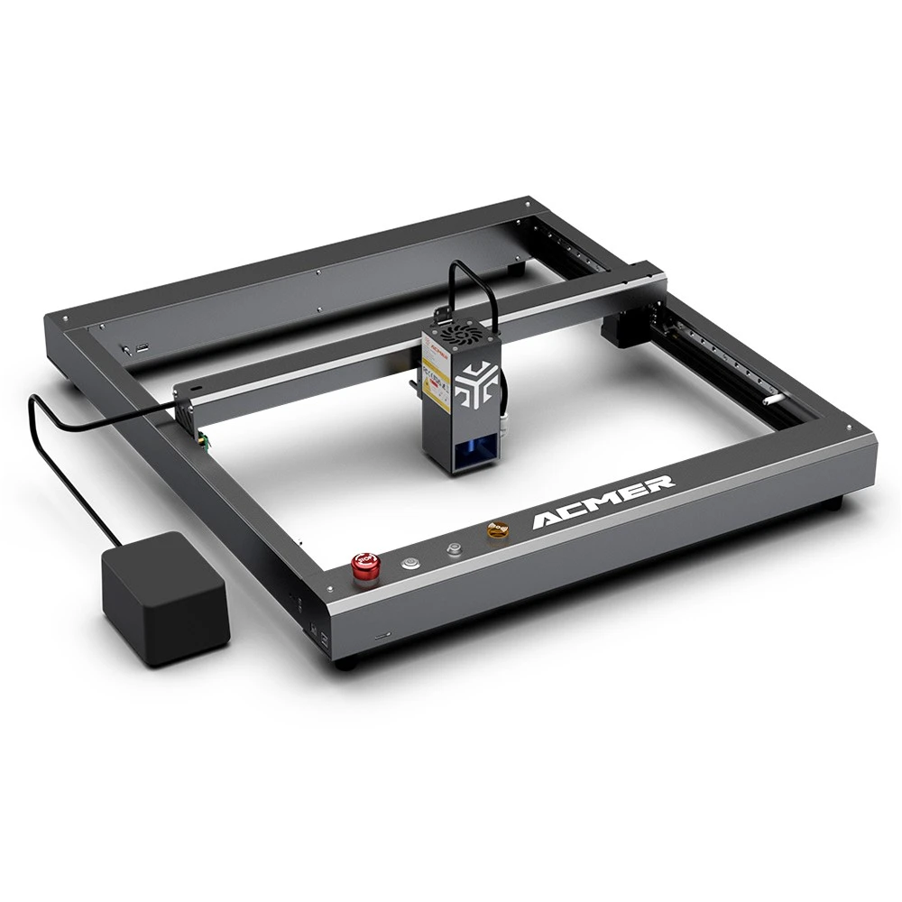 ACMER P2 33W Laser Cutter, Engraving At 24000mm/min, Auto Air Assist, 0.08*0.1mm Compressed Spot, Cut 25mm Acrylic, IOS Android App Control, 420*400mm - Image 3