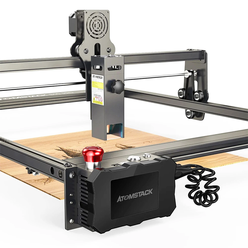 ATOMSTACK S10 Pro 10W Laser Engraver Cutter, 50W Machine Power, Fixed-Focus, 0.08x0.06mm Compressed Spot, Offline Working, 410x400mm - Image 5