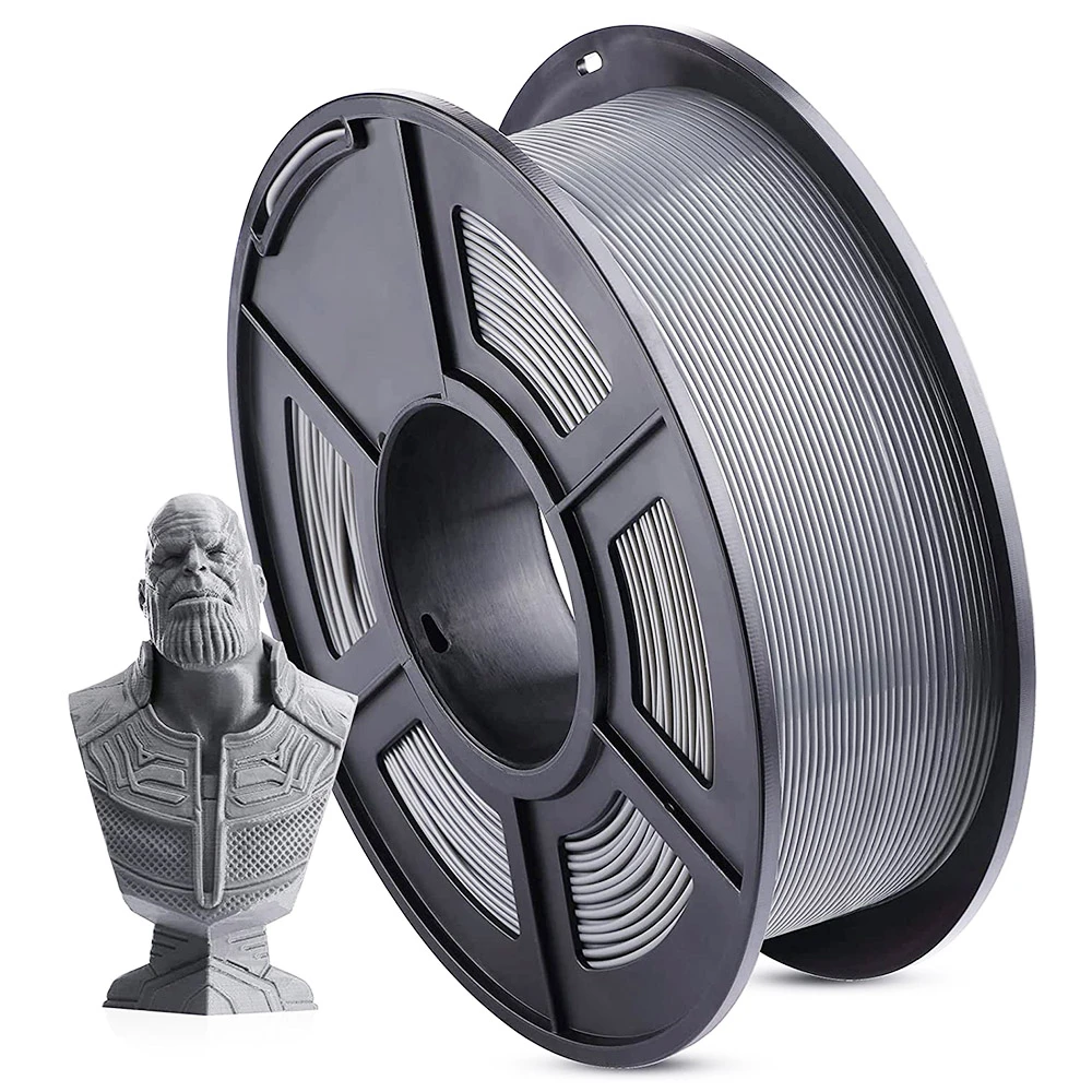 Anycubic PLA 3D Printer Filament 1.75mm Dimensional Accuracy +/- 0.02mm 1KG Spool(2.2 Lbs) - Gray