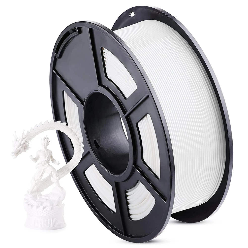 Anycubic PLA 3D Printer Filament 1.75mm Dimensional Accuracy +/- 0.02mm 1KG Spool(2.2 Lbs) - White