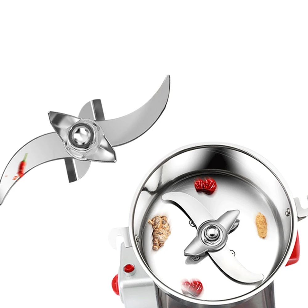 BioloMix 800g Electric Grain Grinder Mill, Spices Cereals Coffee Grinding Machine, 2500W Power, Stainless Steel Material - Image 4