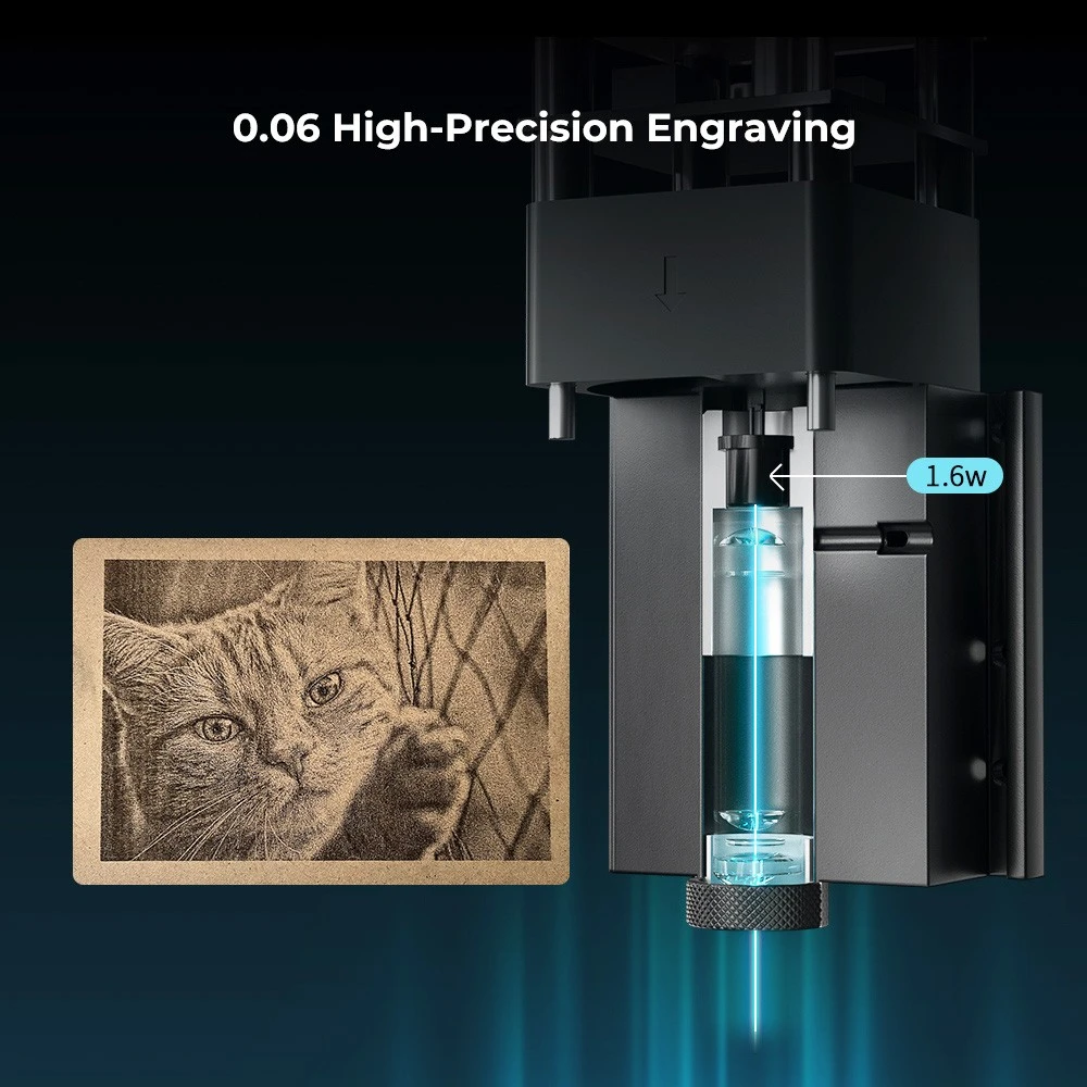 Creality 24V 1.6W Laser Module Control Box Kit, 0.06mm High Precision, For Ender 3 S1/S1 Pro/S1 Plus/V2 Neo/Max Neo/V2 - US Plug - Image 6