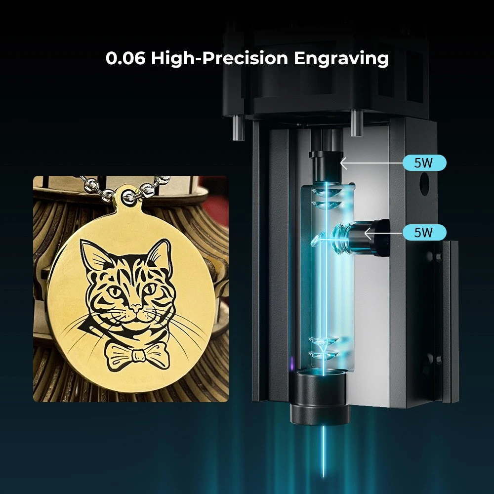 Creality 24V 10W Laser Module Control Box Kit, 0.06mm High Precision, For Ender 3 S1/S1 Pro/S1 Plus/V2 Neo/Max Neo/V2 - EU Plug - Image 6