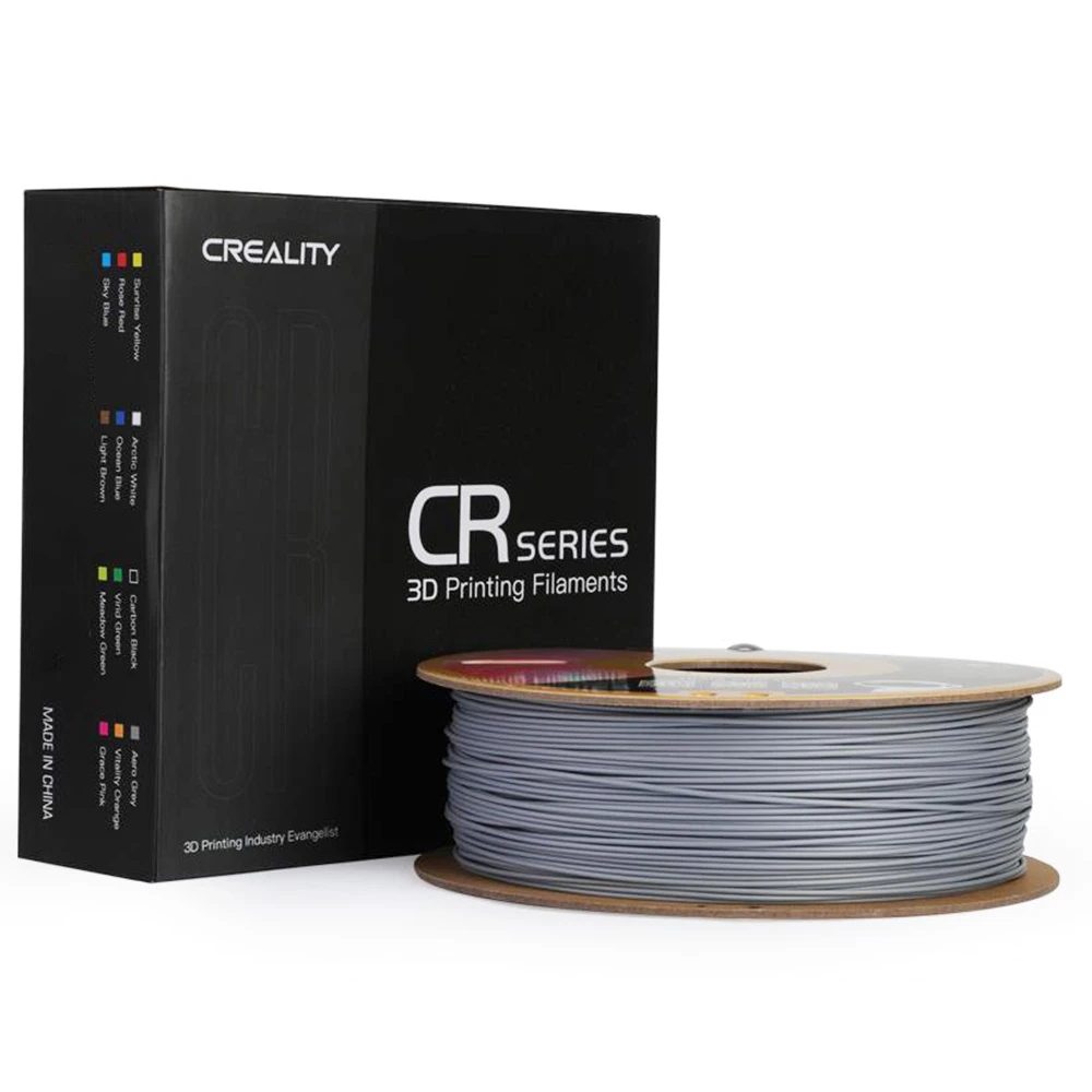 Creality CR 1.75mm Matte PLA 3D Printing Filament 1KG Matte Grey - Image 6