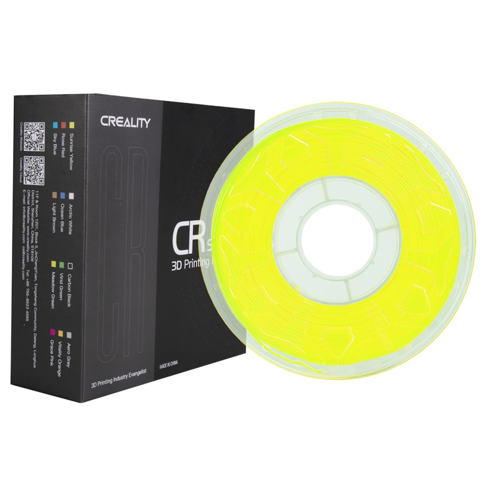 Creality CR 1.75mm PLA 3D Printing Filament 1KG Yellow