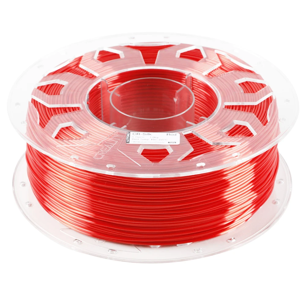 Creality CR 1.75mm Silk PLA 3D Printing Filament 1KG Red - Image 4