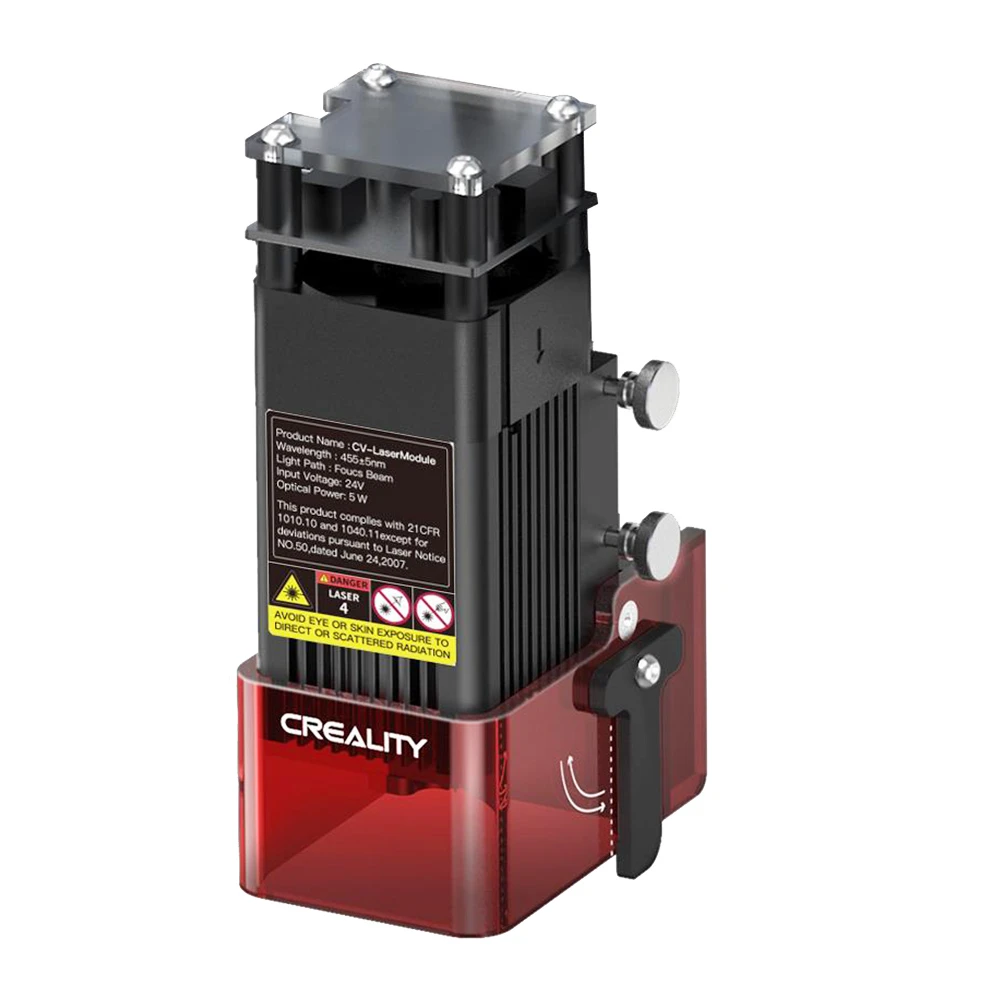 Creality Ender-3 S1 Series 24V 5W Laser Module, Precise Focusing, Soot Absorption - Image 2