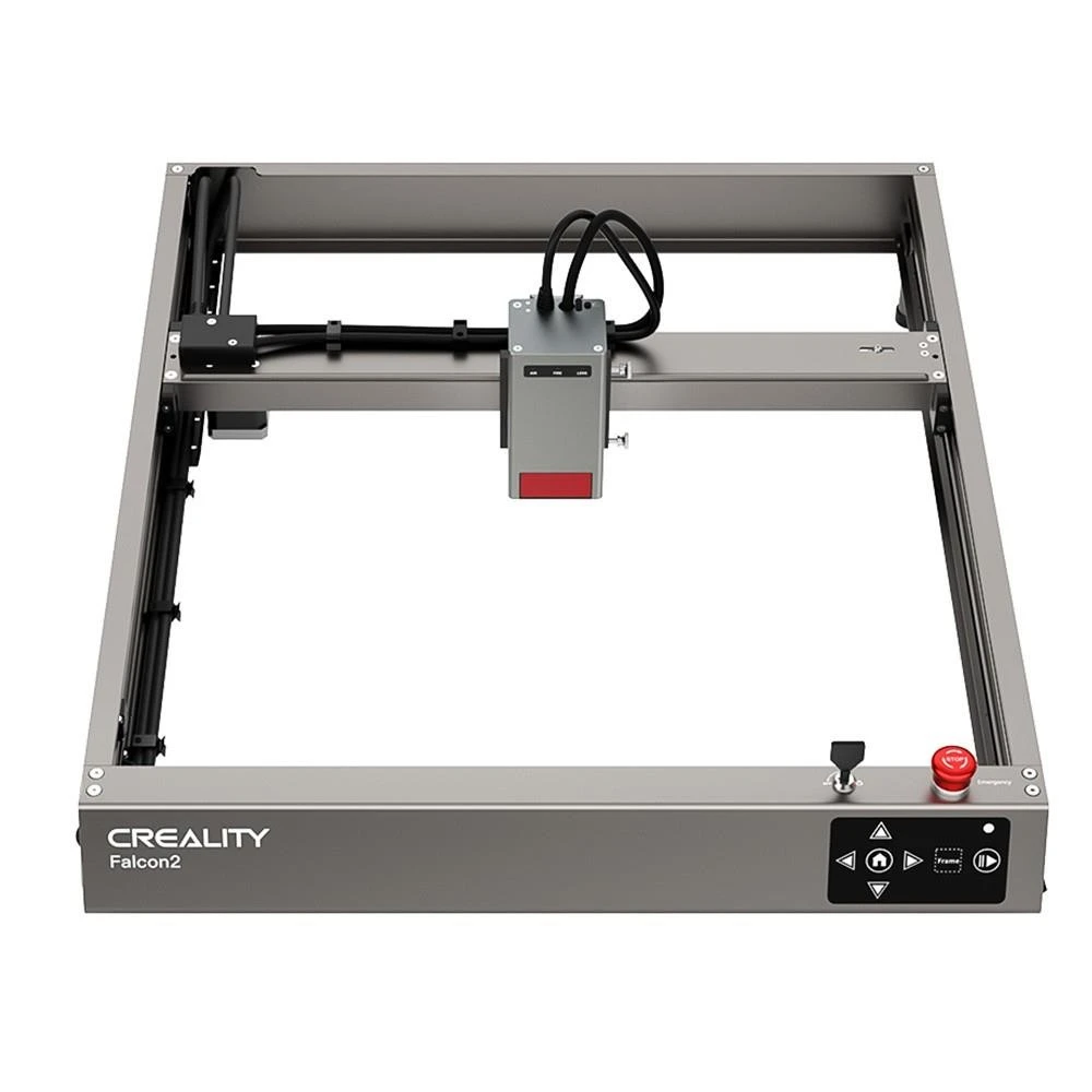 Creality Falcon2 22W Laser Engraver Cutter, Pre-assembled, Integrated Air Assist, 0.1mm Compressed Spot, 25000mm/min Engraving Speed, Triple Monitoring Systems, Offline Dynamic Preview, 400*415mm, US Plug - Image 3
