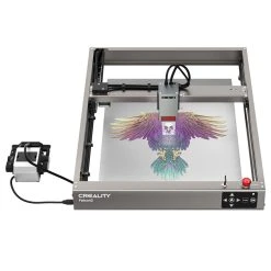 Creality Falcon2 22W Laser Engraver Cutter, Pre-assembled, Integrated Air Assist, 0.1mm Compressed Spot, 25000mm/min Engraving Speed, Triple Monitoring Systems, Offline Dynamic Preview, 400*415mm, EU Plug