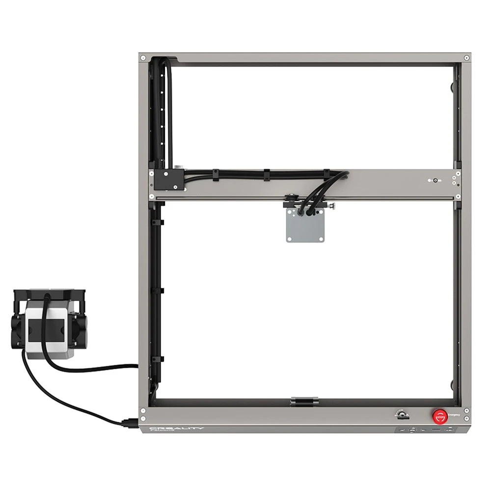 Creality Falcon2 22W Laser Engraver Cutter, Pre-assembled, Integrated Air Assist, 0.1mm Compressed Spot, 25000mm/min Engraving Speed, Triple Monitoring Systems, Offline Dynamic Preview, 400*415mm - Image 5