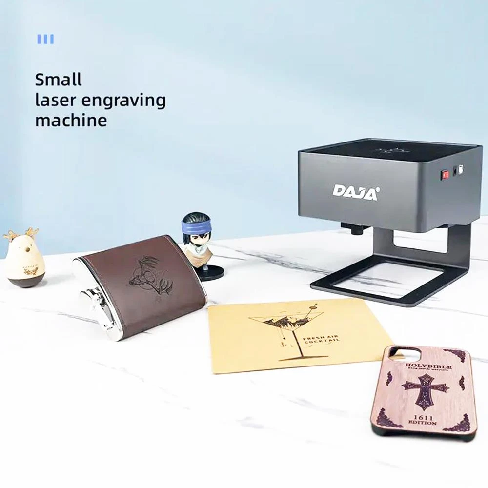 DAJA DJ6 3W Mini Laser Engraver, APP Control, 80mm*80mm - US Plug - Image 3