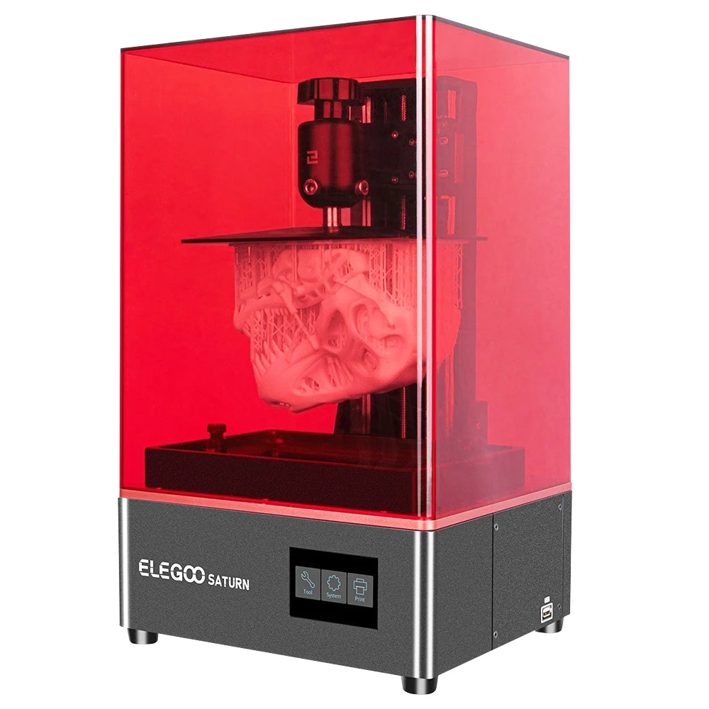 ELEGOO Saturn S MSLA Resin 3D Printer 4K Monochrome LCD Matrix UV LED Light Source Fast Printing 196mmx122mmx210m - Image 2