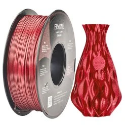 ERYONE Galaxy Sparkly Glitter PLA Filament For 3D Printer 1.75mm Tolerance 0.03mm 1KG(2.2LBS)/Spool - Red