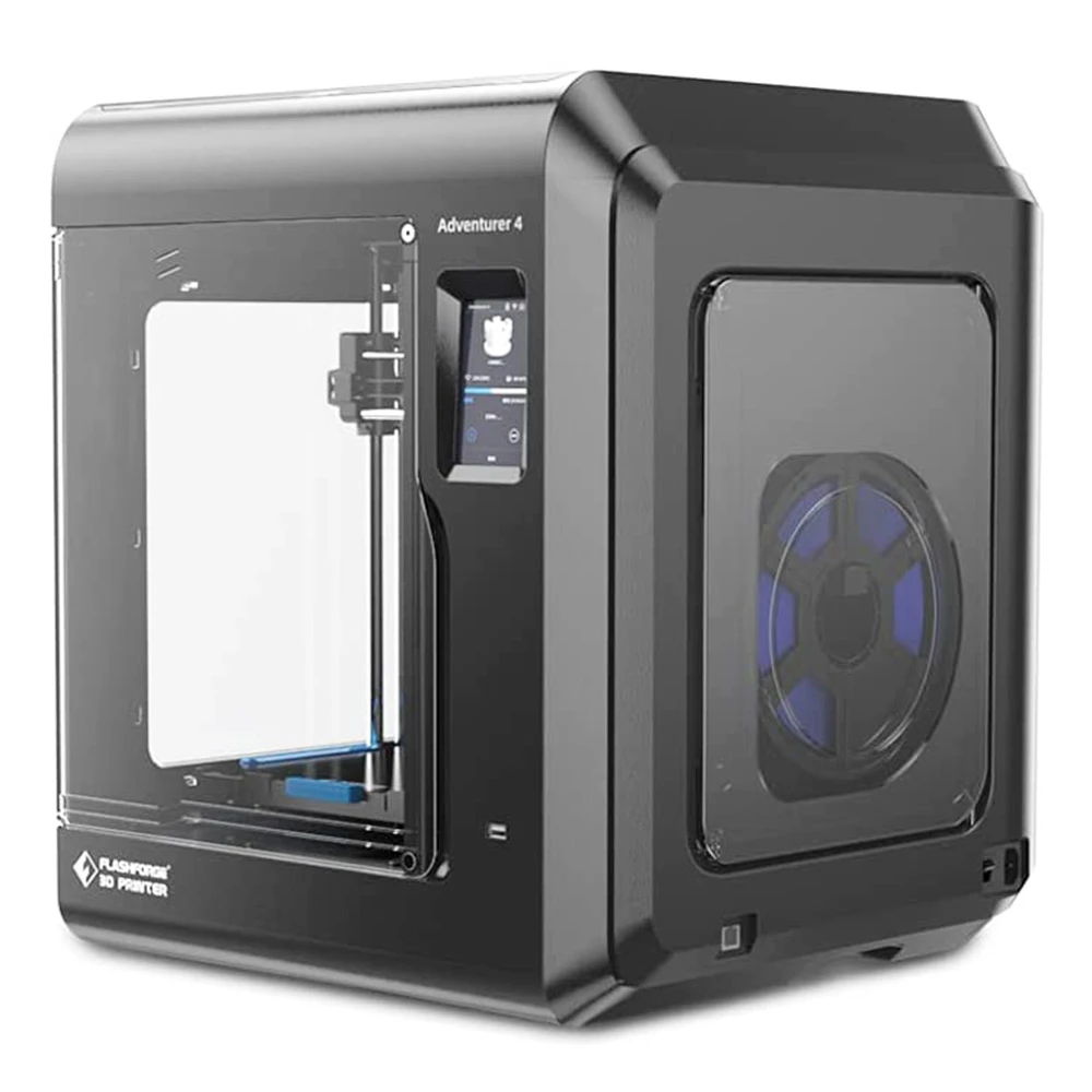 Flashforge Adventurer 4 3D Printer, Auto Levevling, Built-in Camera, Removable Nozzle, WiFi, Suppots ABS PLA PC PETG PLA-CF PETG-CF, 220*200*250mm
