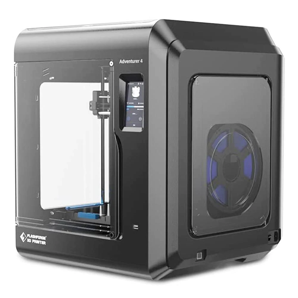 Flashforge Adventurer 4 3D Printer, Auto Levevling, Built-in Camera, Removable Nozzle, WiFi, Suppots ABS PLA PC PETG PLA-CF PETG-CF, 220*200*250mm
