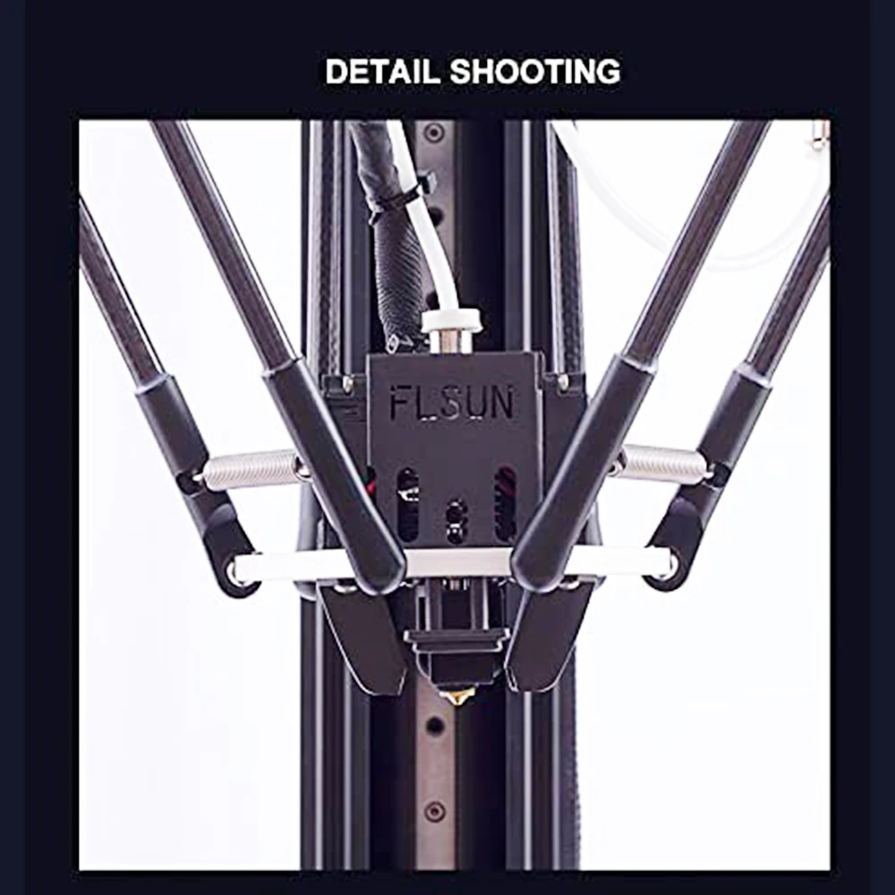 FLSUN SR 3D Printer, Pre-assembled, Dual Drive Extruder, Auto Levelling, 150mm/s-200mm/s Fast Printing, Capacitive Touch Screen, 260mm X330mm - Image 4