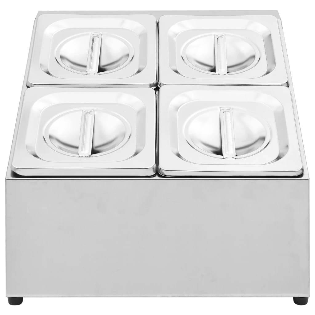 Gastronorm Container Holder With 4 GN 1/6 Pan Stainless Steel - Image 3