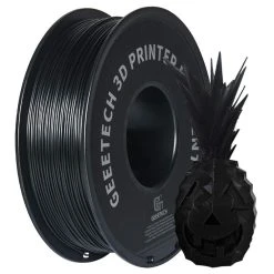 Geeetech ABS Filament For 3D Printer, 1.75mm Dimensional Accuracy +/- 0.03mm 1kg Spool (2.2 Lbs) - Black