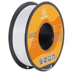 Geeetech HS PLA Filament For 3D Printer, 1.75mm Dimensional Accuracy +/- 0.03mm 1kg Spool (2.2 Lbs) - White