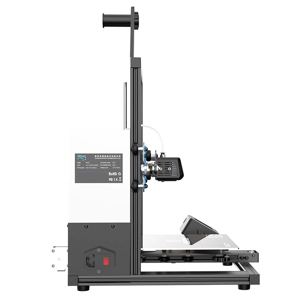 Geeetech Mizar DIY 3D Printer, Auto Leveling, Resume Print, 3.5-inch Color Touch Screen, TMC2208 Silent Drivers, 220*220*260mm - Image 5