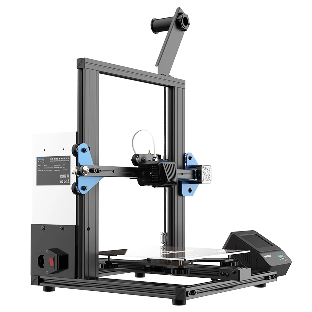 Geeetech Mizar DIY 3D Printer, Auto Leveling, Resume Print, 3.5-inch Color Touch Screen, TMC2208 Silent Drivers, 220*220*260mm - Image 2