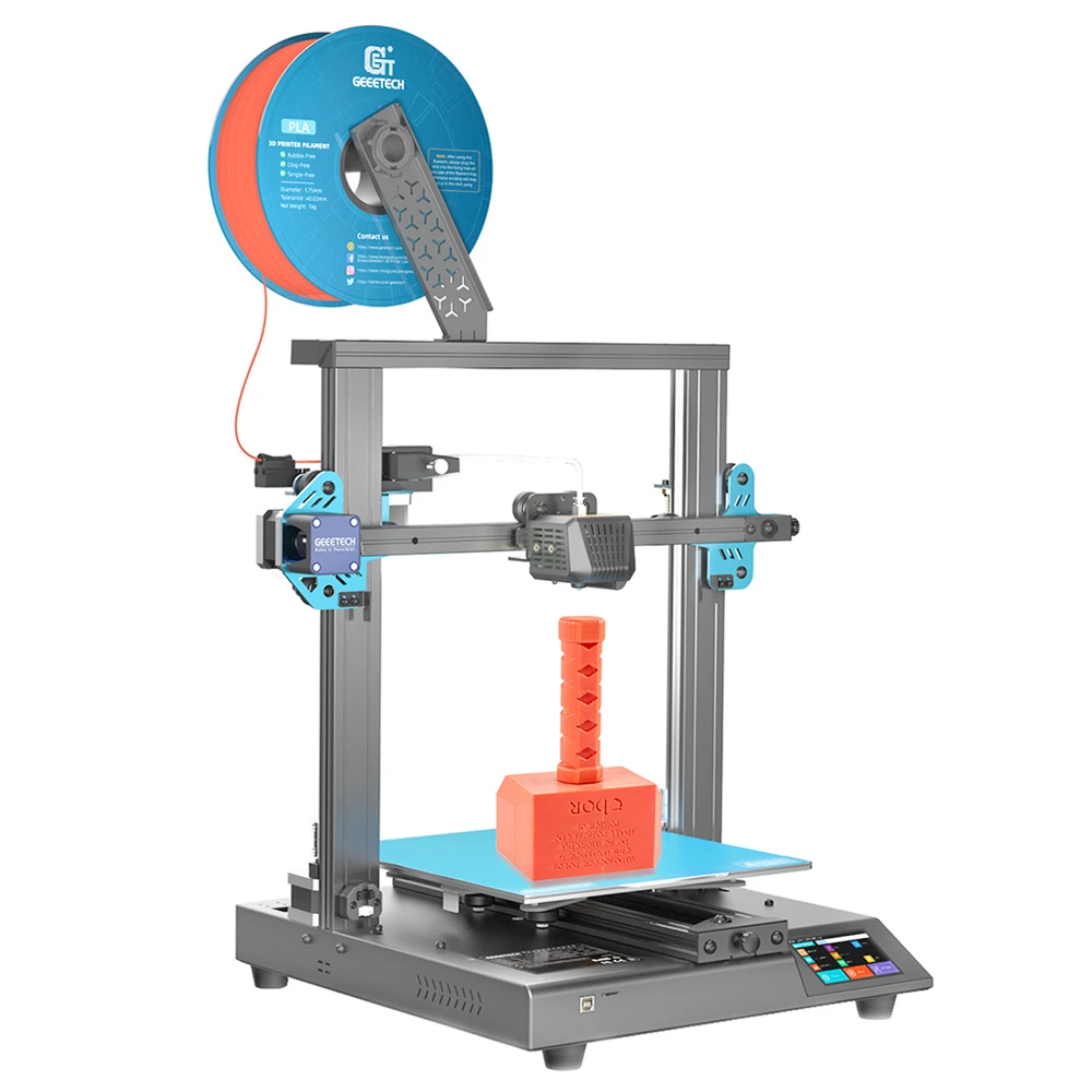 Geeetech Mizar S 3D Printer, ABL GML Dual Leveling, Fixed Heat Bed, 3.5" Color Touch Screen, Double Z-axis, Ultra Silent 32Bit Motherboard, Resume Printing, 3 Color RGB LED, 255*255*260mm - Image 2