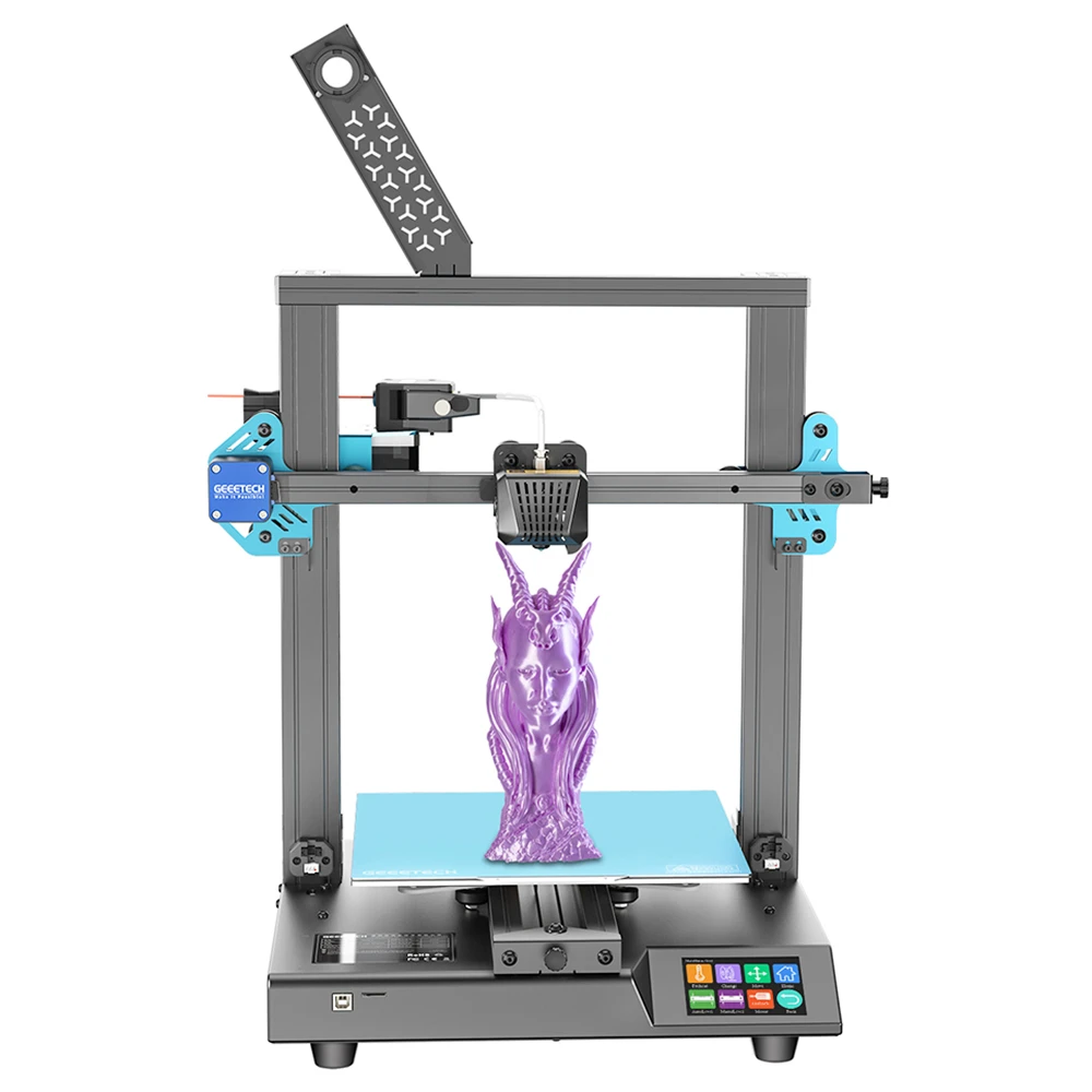 Geeetech Mizar S 3D Printer, ABL GML Dual Leveling, Fixed Heat Bed, 3.5" Color Touch Screen, Double Z-axis, Ultra Silent 32Bit Motherboard, Resume Printing, 3 Color RGB LED, 255*255*260mm - Image 4