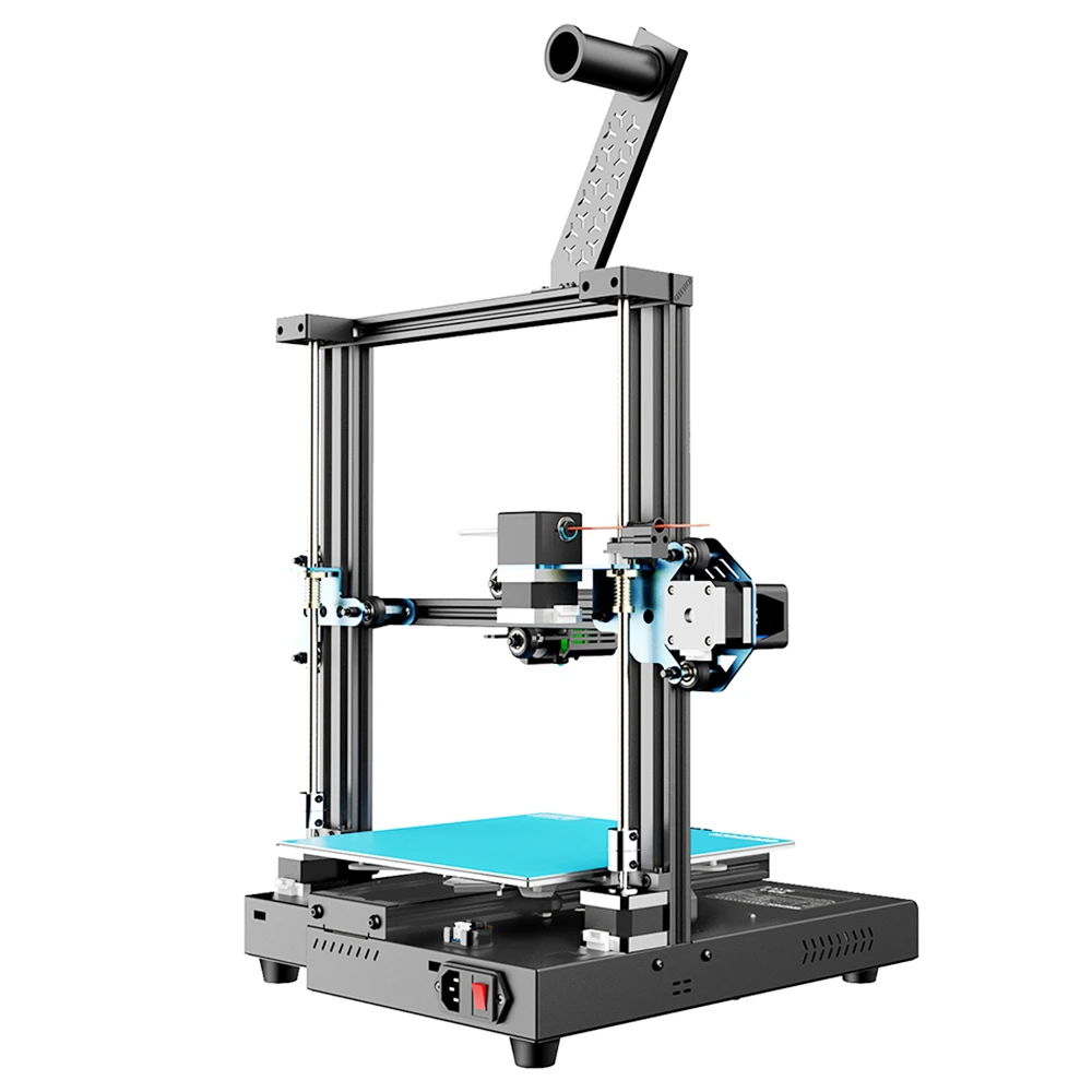 Geeetech Mizar S 3D Printer, ABL GML Dual Leveling, Fixed Heat Bed, 3.5" Color Touch Screen, Double Z-axis, Ultra Silent 32Bit Motherboard, Resume Printing, 3 Color RGB LED, 255*255*260mm - Image 6