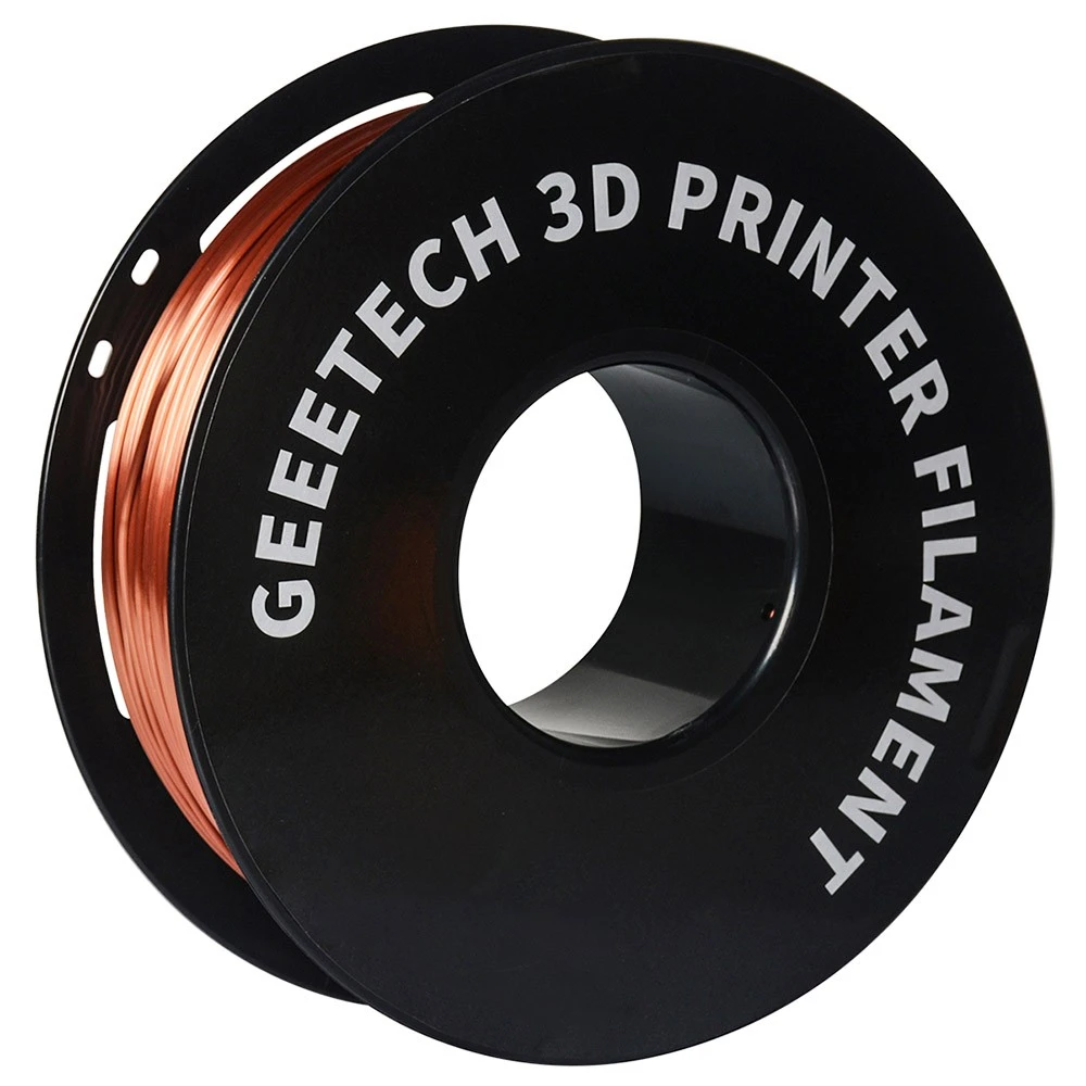 Geeetech Silk PLA Filament For 3D Printer, 1.75mm Dimensional Accuracy +/- 0.03mm 1kg Spool (2.2 Lbs) - Copper - Image 5