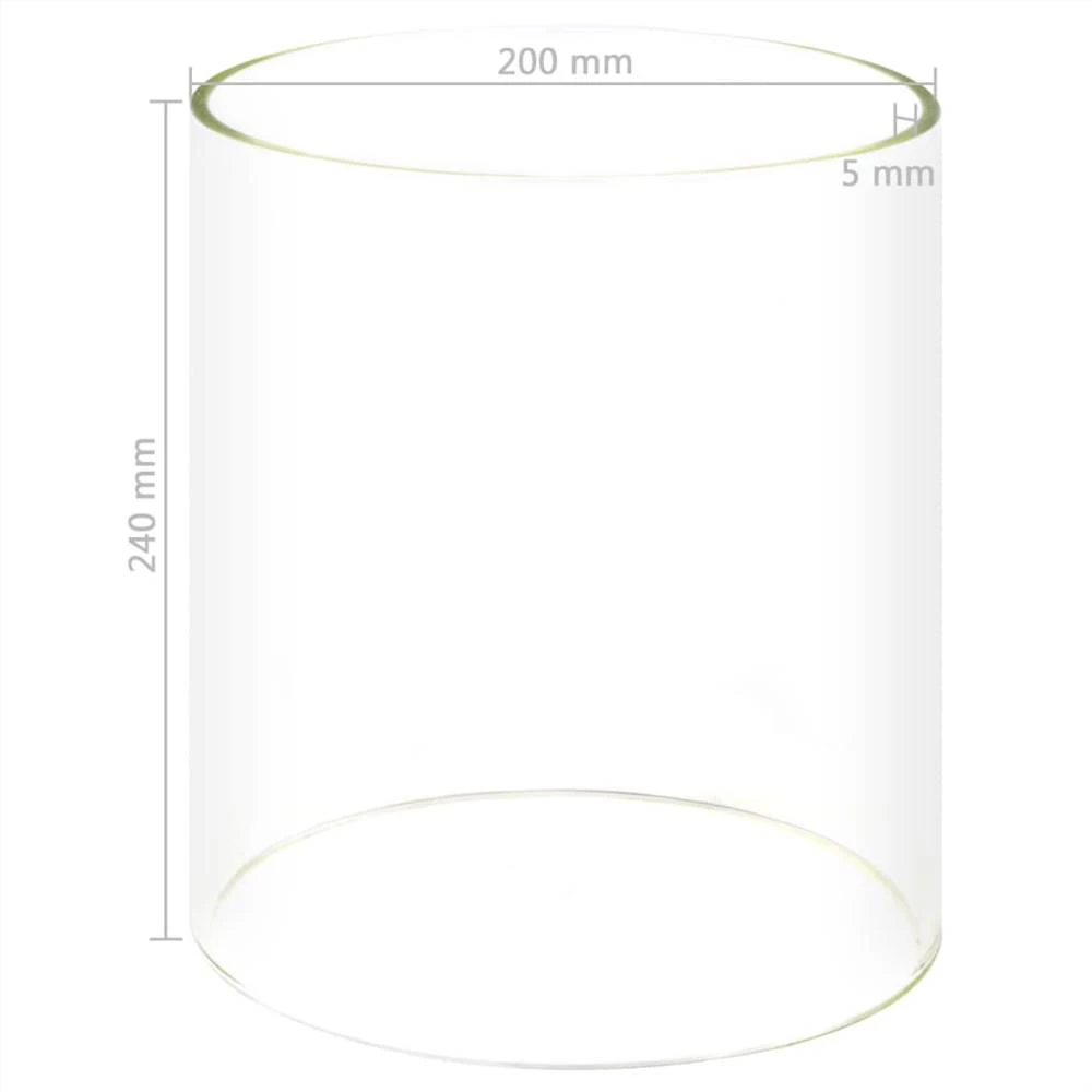 Glass Cylinder For Hot Dog Warmer 200x240 Mm - Image 3