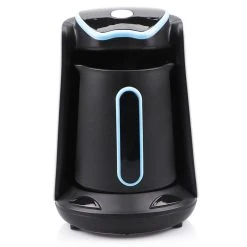 Household 600W Automatic Turkish Coffee Boiler, Cordless Electric Coffee Pot, Portable Travel Coffee Maker - Blue