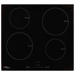 Induction Hob With 4 Burners Touch Control Glass 7000 W