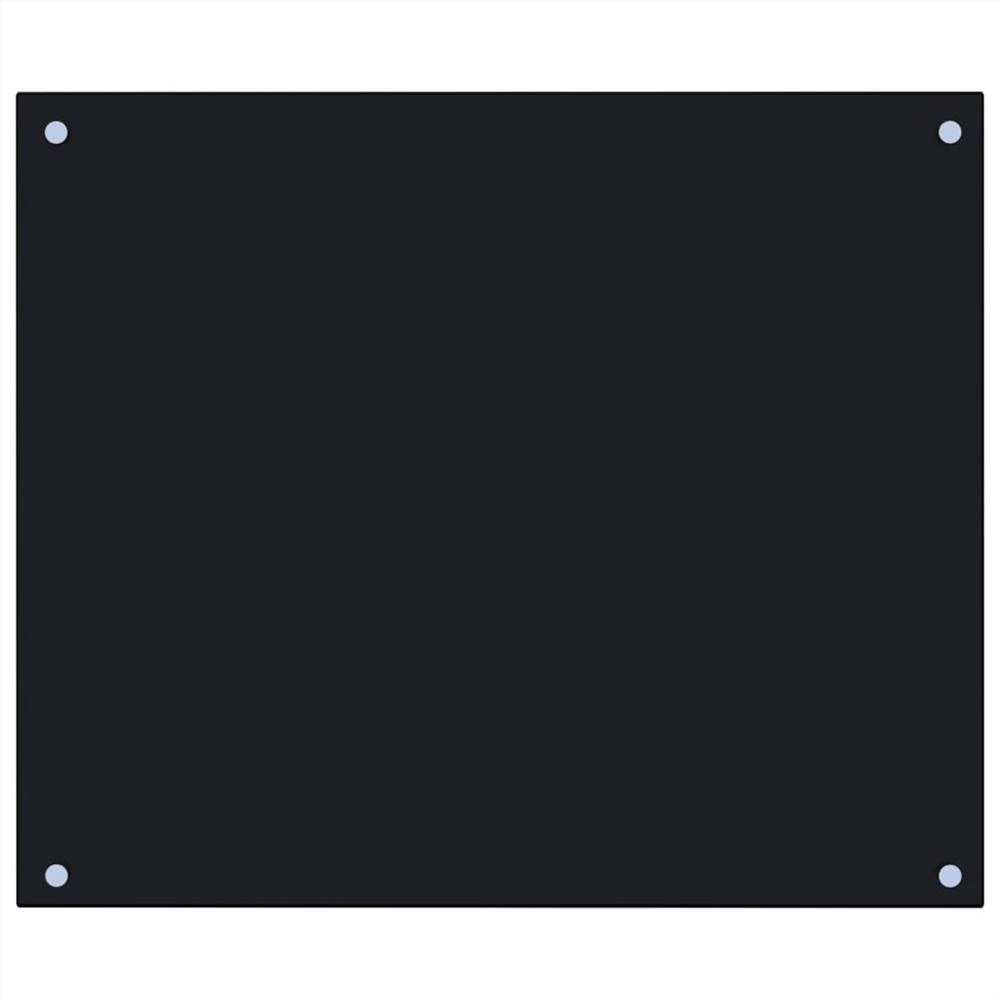 Kitchen Backsplash Black 70x60 Cm Tempered Glass - Image 3