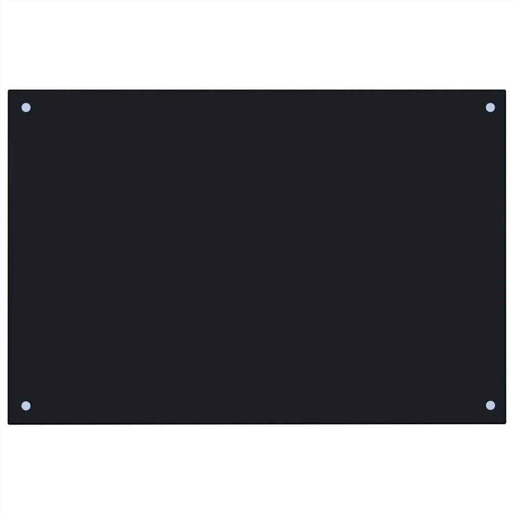 Kitchen Backsplash Black 90x60 Cm Tempered Glass - Image 3