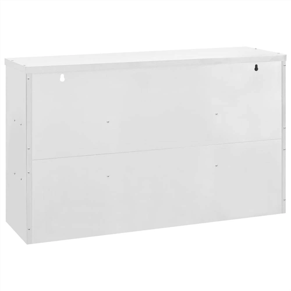 Kitchen Wall Cabinet 120x40x75 Cm Stainless Steel - Image 6