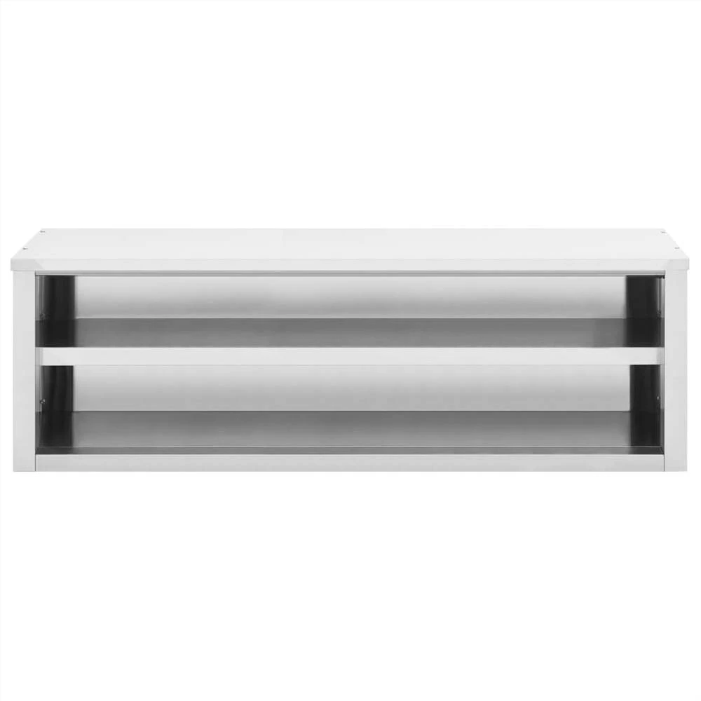 Kitchen Wall Cabinet 150x40x50 Cm Stainless Steel - Image 2