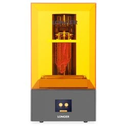 LONGER Orange 4K Resin 3D Printer, 10.5/31.5um Resolution, Parallel UV Lighting, Dual Z-Axis, Liner Guide, 118*66*190mm