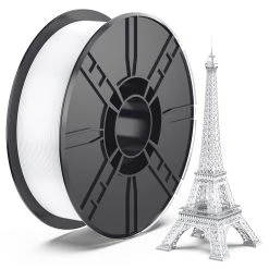 Labists Premium 3D Printer PLA Filament 1.75mm Diameter, 1 Spool / 0.25KG - White