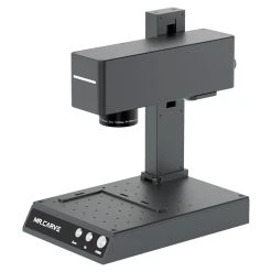 MR CARVE M4 Laser Marking Machine, 5W 455nm Laser + 2W 1064nm Dual Laser, 0.001mm Accuracy, 10000mm/s Engraving Speed, Supports Rotary Roller, 70*70mm, US Plug