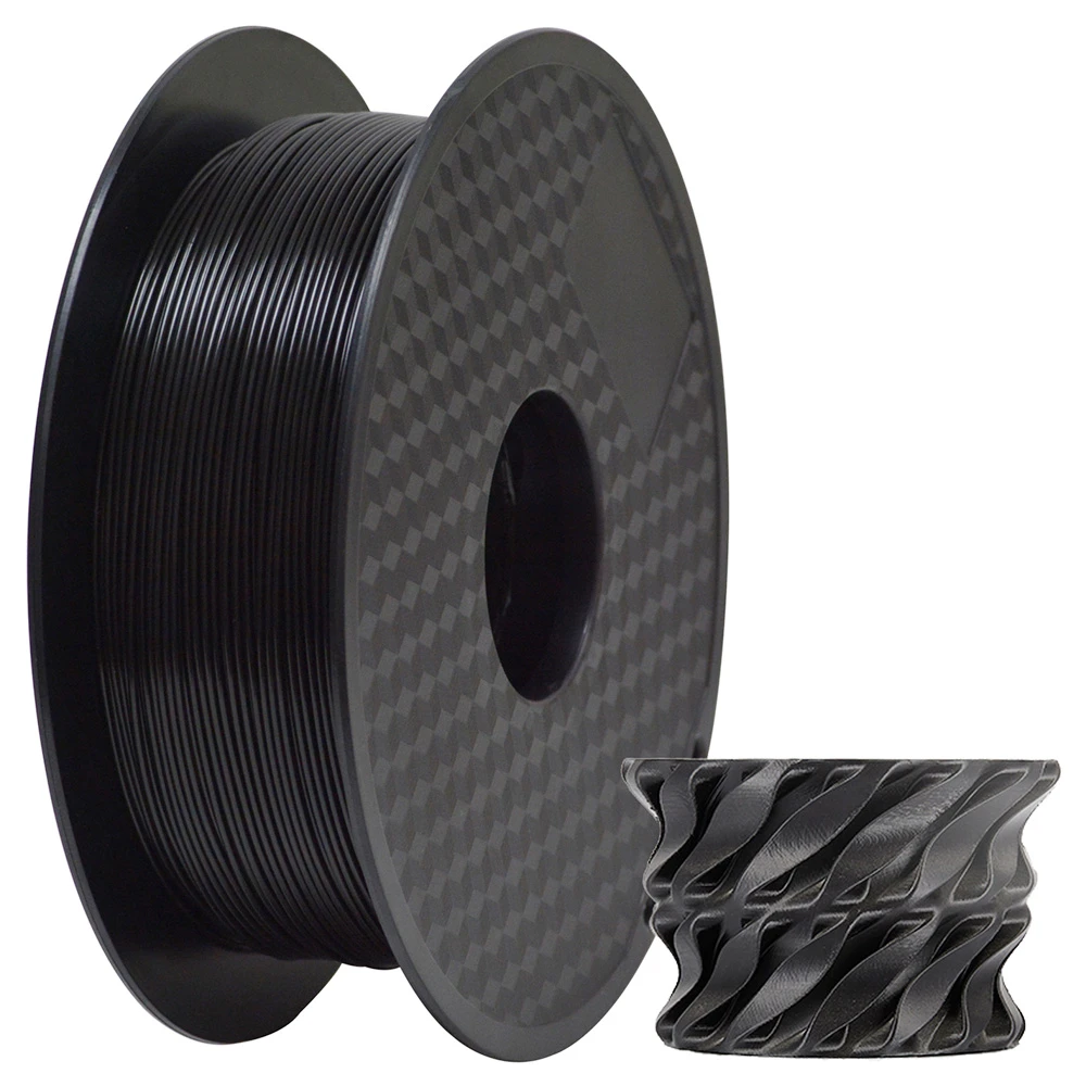 Makibes 3D Printer 1Kg PLA Filament 1.75mm 2.2LBS Per Spool 3D Printing Material - Black