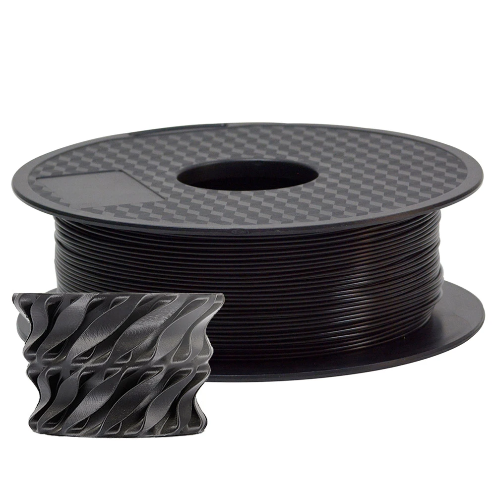 Makibes 3D Printer 1Kg PLA Filament 1.75mm 2.2LBS Per Spool 3D Printing Material - Black - Image 2