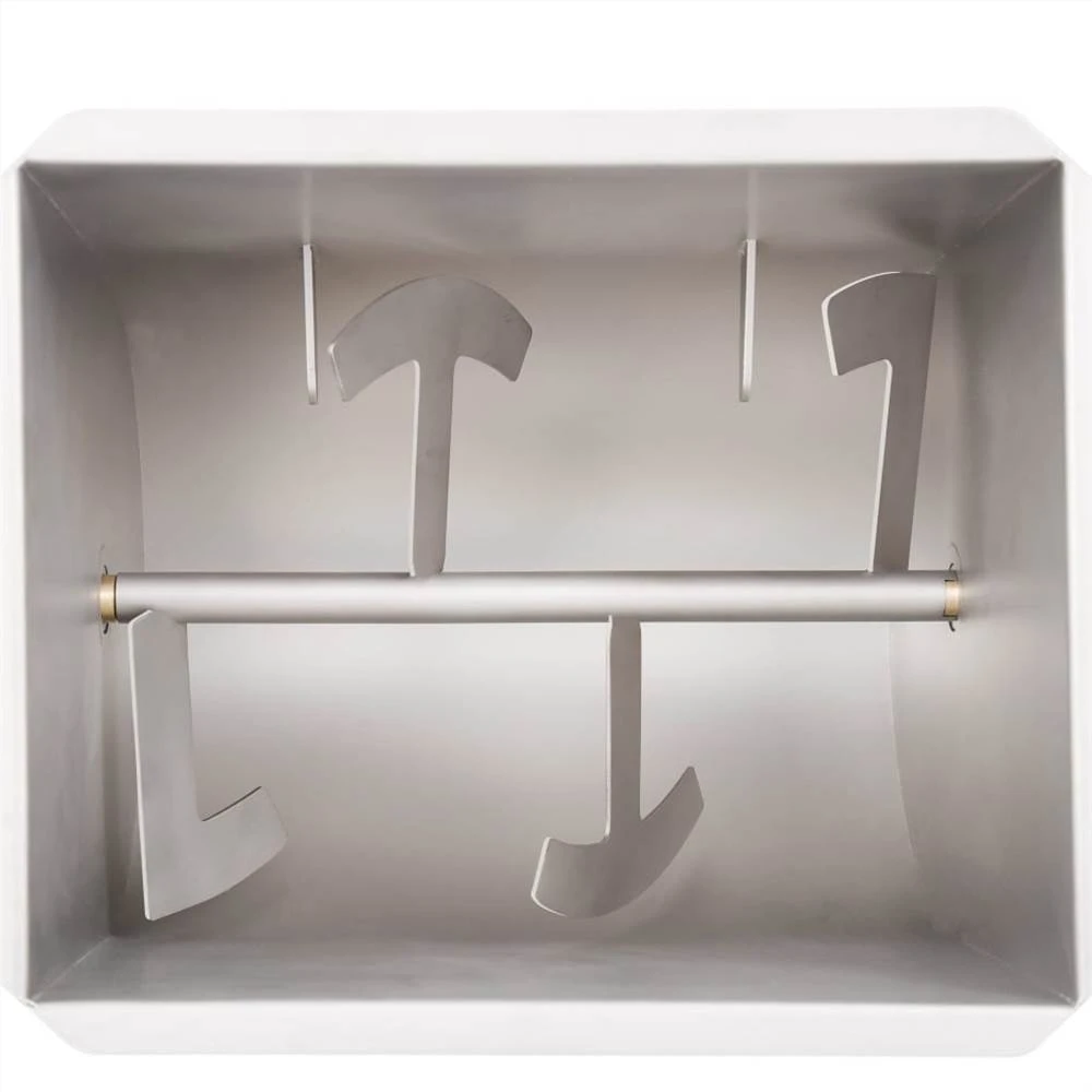 Manual Meat Mixer With Lid Silver 20 L Stainless Steel - Image 6