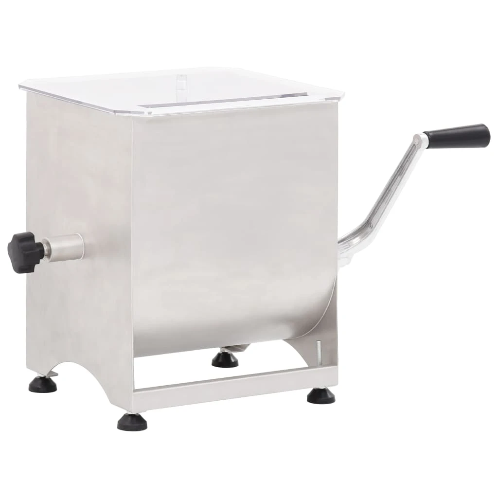 Meat Mixer With Gear Box 44 L Silver Stainless Steel