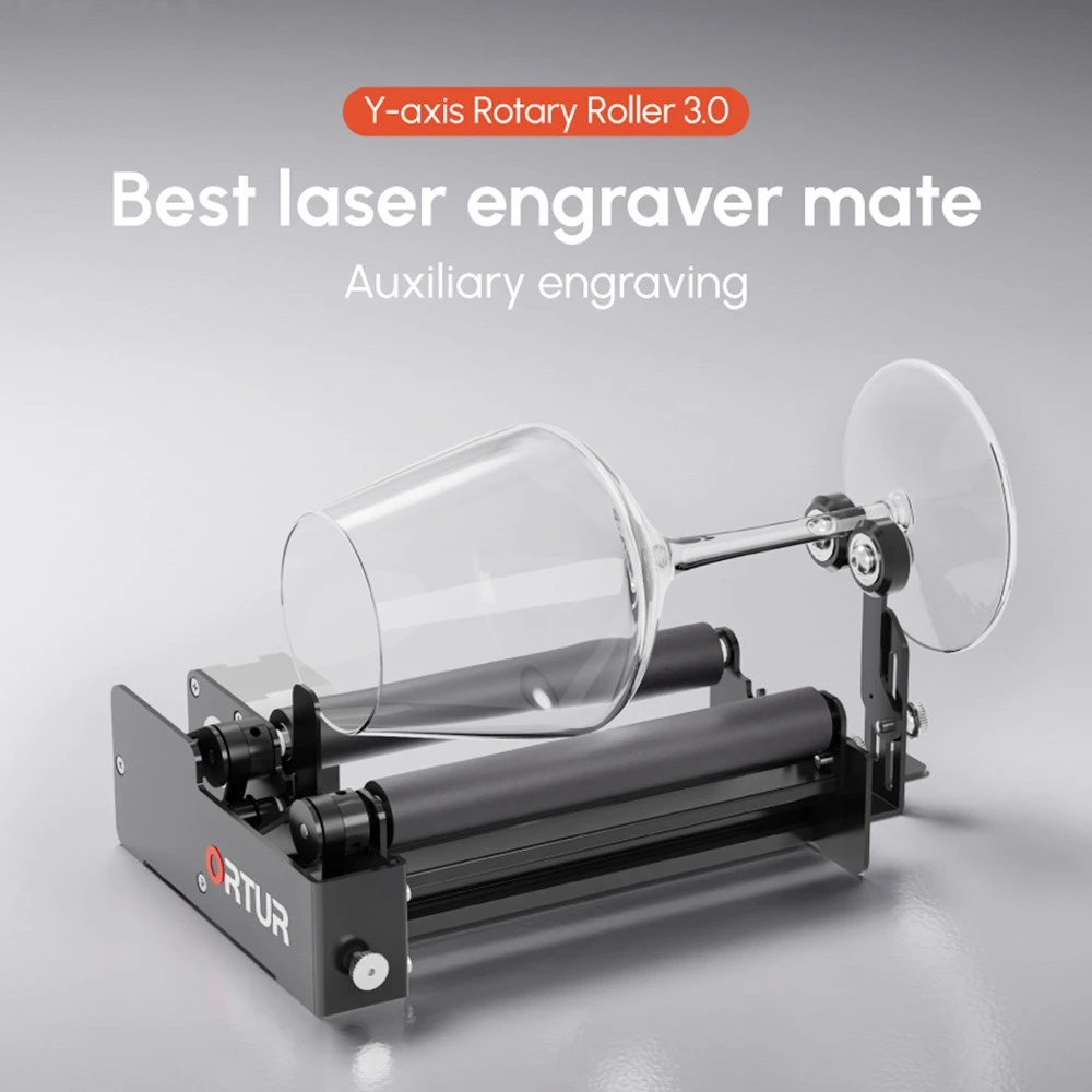ORTUR YRR3.0 Y-Axis Rotary Roller, Engrave On Cylindrical Objects, Goblets, Rods - Image 5